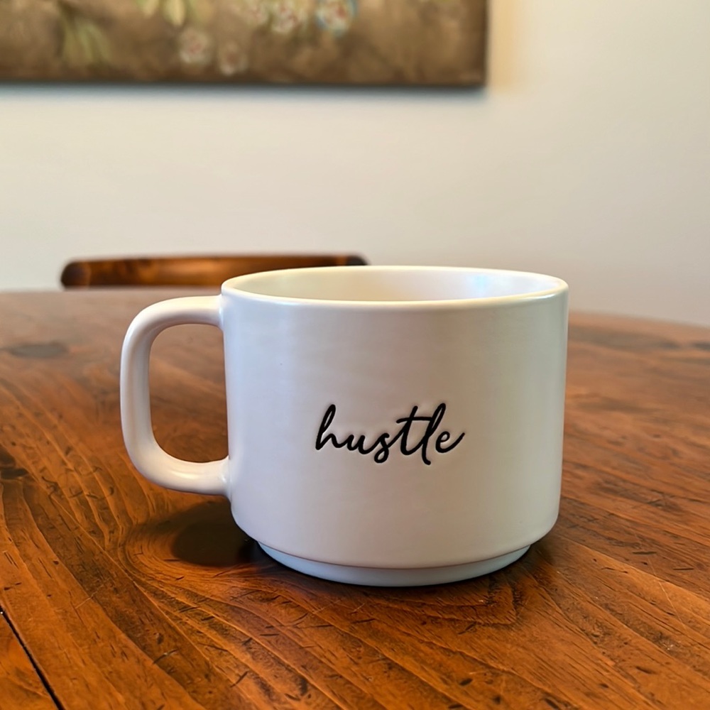 White Nicole Miller Mug